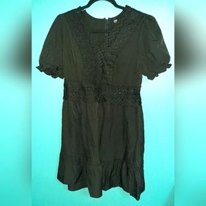 Loness black baby doll dress